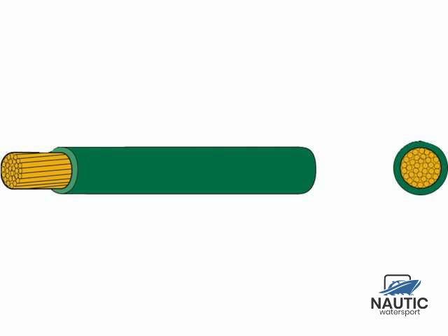 Dunwandige montage kabel 1.5mm² groen