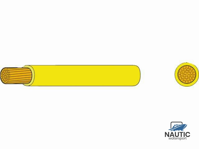 Dunwandige montage kabel 1.5mm² geel