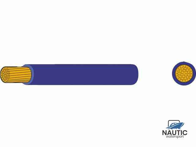 Dunwandige montage kabel 1.5mm² blauw