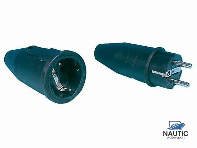 Rubber contra stekker