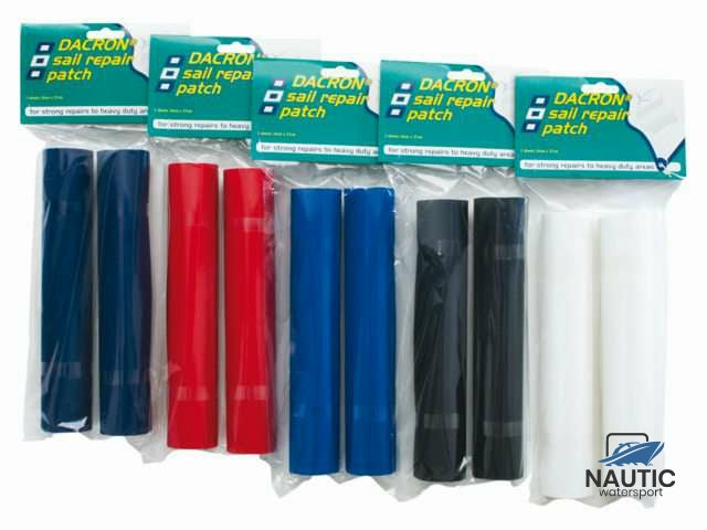 Dacron® reparatie patch rood 24x37cm (2 stuks)