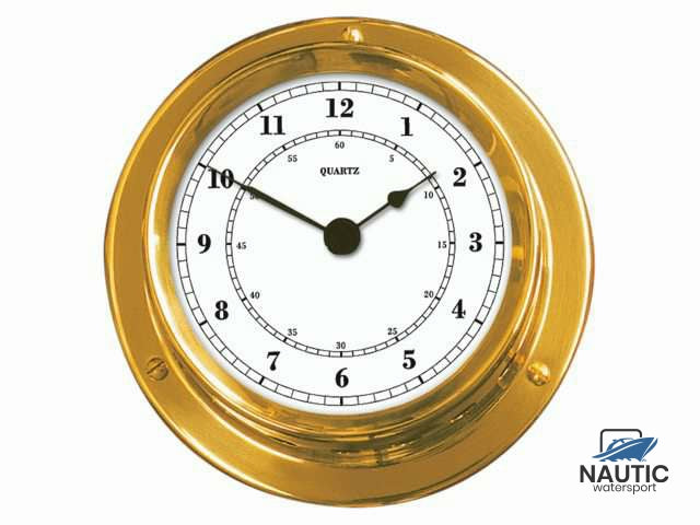 Klok messing 110/84mm