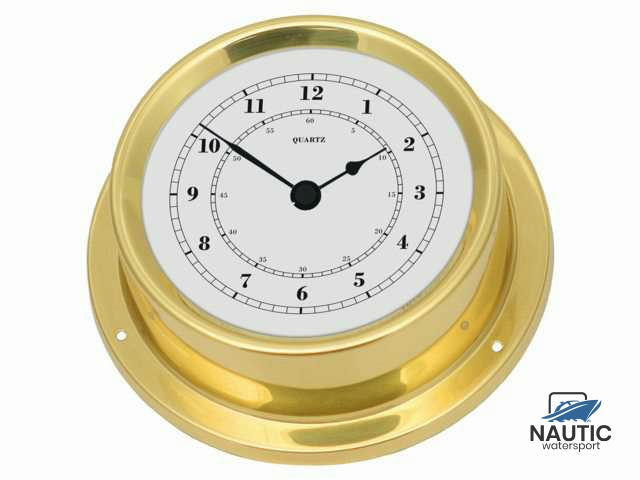 Klok messing 125/100mm