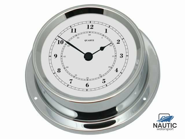 Klok verchroomd 125/100mm