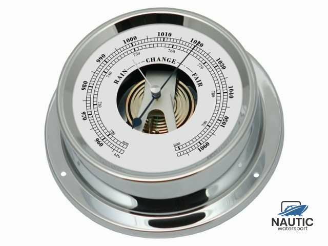 Barometer verchroomd 125/100mm