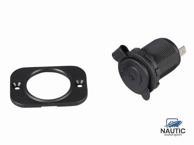 12V stopcontact rond