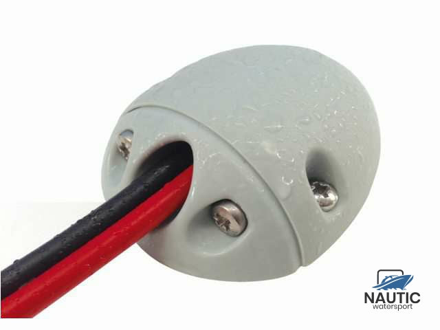 Kabeldoorvoer 2x3-6mm zij-montage grijs A1-SE7