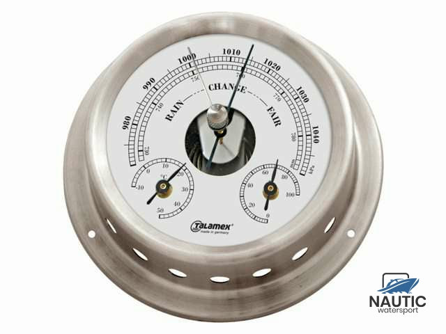 #Baro/thermo/hygrometer rvs 125/100mm