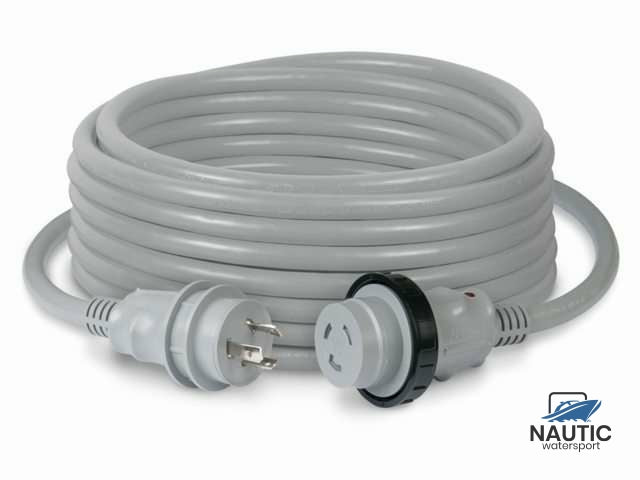50A 125V Cordset 50' Molded White