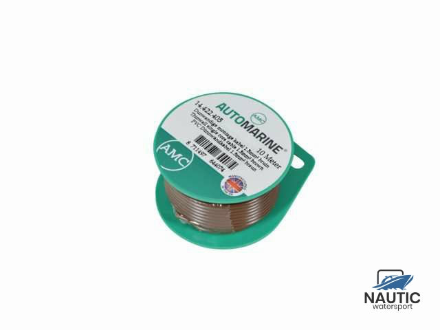 Dunne montagekabel 1.5mm² bruin (10m)