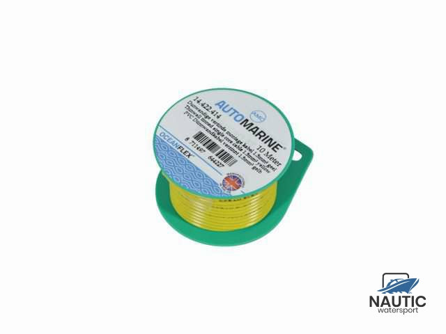 Dunne vertinde montagekabel 1.5mm² geel (10m)