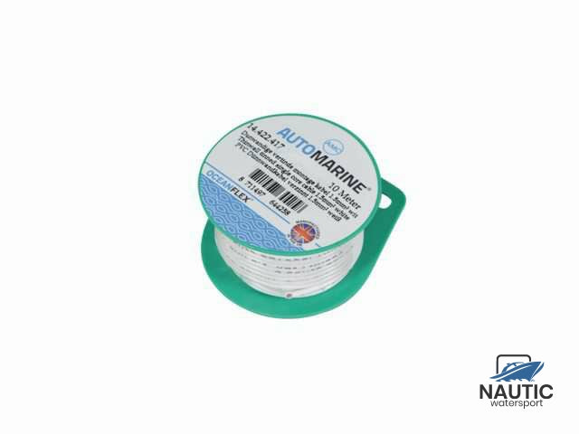 Dunne vertinde montagekabel 1.5mm² wit (10m)