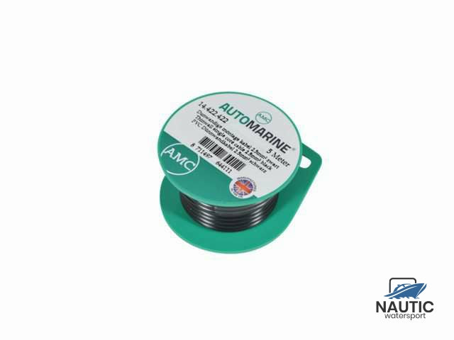 Dunne montagekabel 2.5mm² zwart (5m)