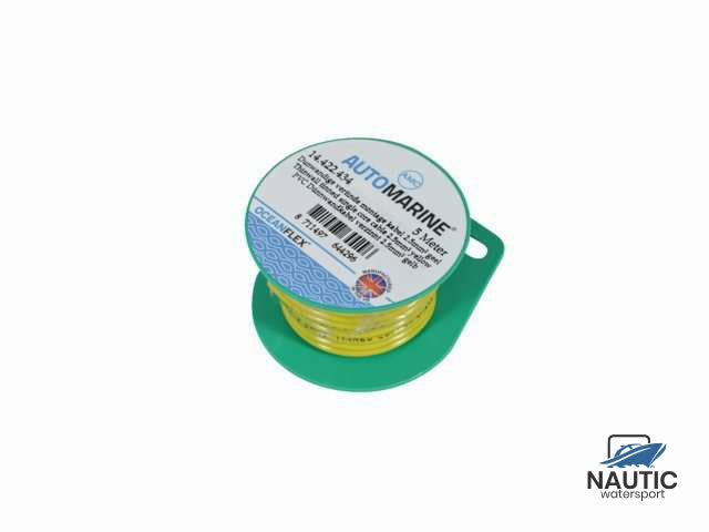 Dunne vertinde montagekabel 2.5mm² geel (5m)