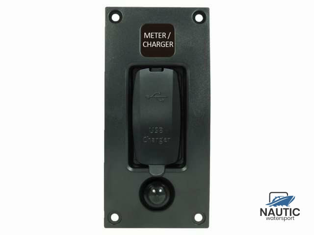 Curved add-on paneel USB stopcontact dubbel 3.4A