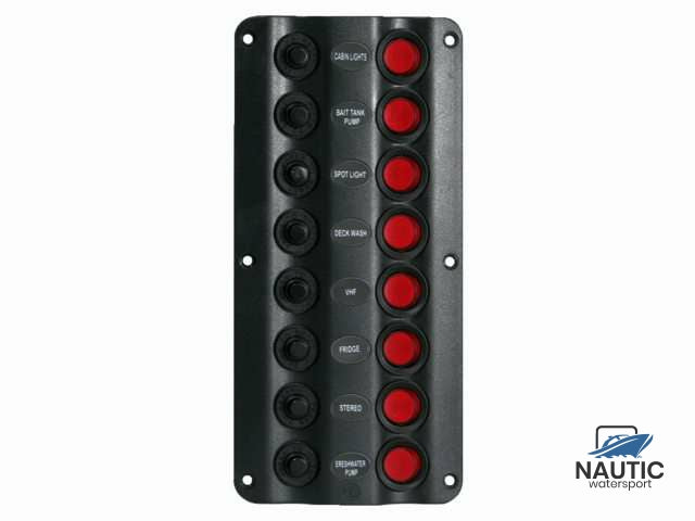 Schakelpaneel wave 8 schakelaars 12V