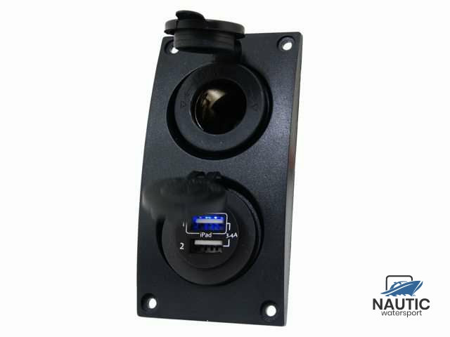 Curved add-on paneel 12V & dubbel USB