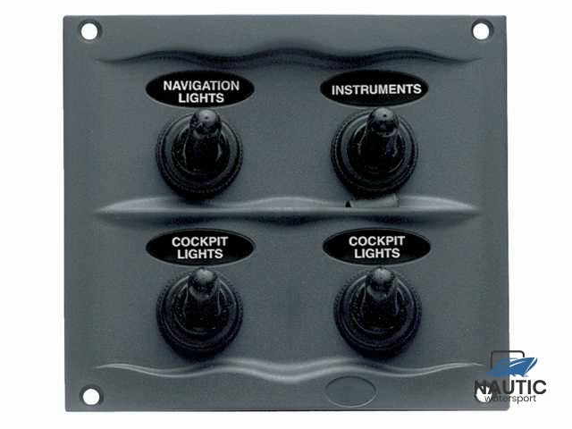 Schakelpaneel 4 schakelaars