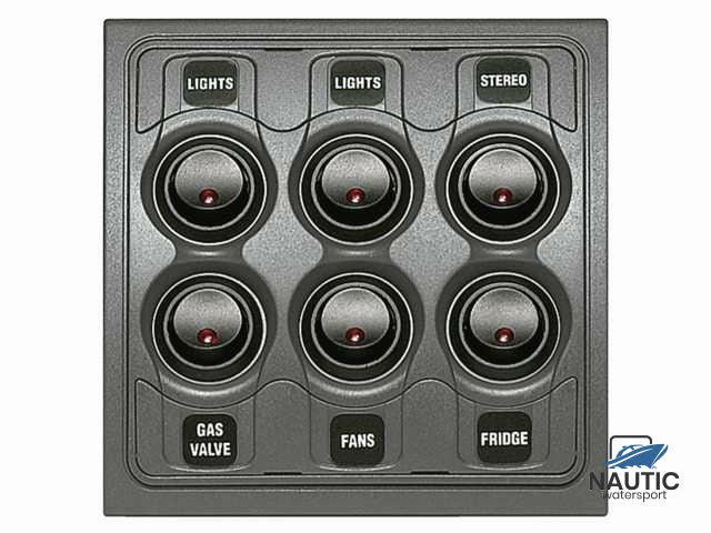 Schakelpaneel Contour 1000 6 schakelaars