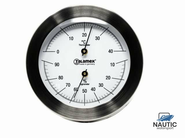 Thermo-hygrometer rvs 100mm