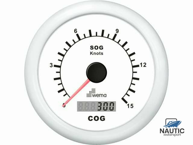 º GPS speedometer 0-15 kn wit incl. antenne