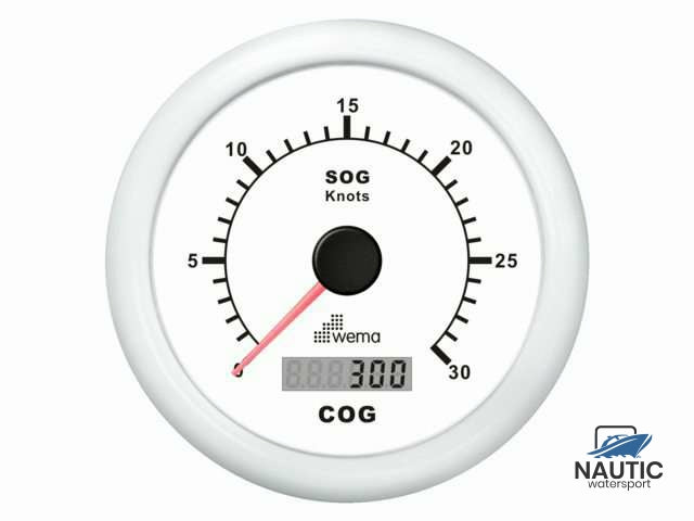 º GPS speedometer 0-30 kn wit incl. antenne
