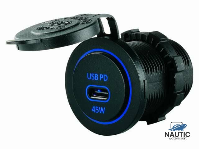 USB stopcontact USB-C PD 45W snellader