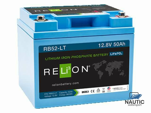 Accu lithium LiFePO4 12.8V 52Ah low temperature