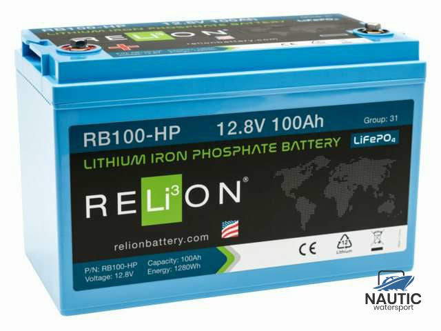 Accu lithium LiFePO4 12.8V 100Ah high power