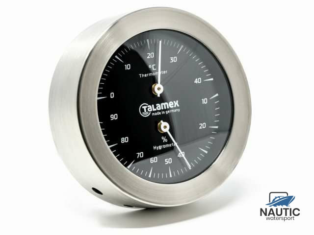 Barometer blackline RVS 100mm