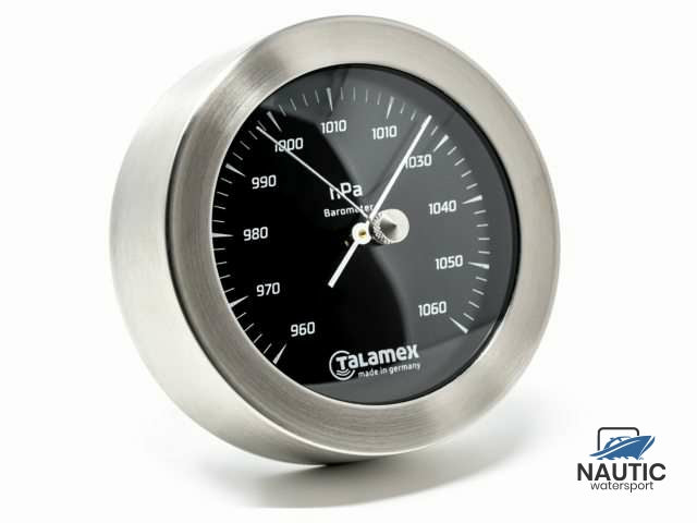 Thermo-hygrometer blackline RVS 100mm